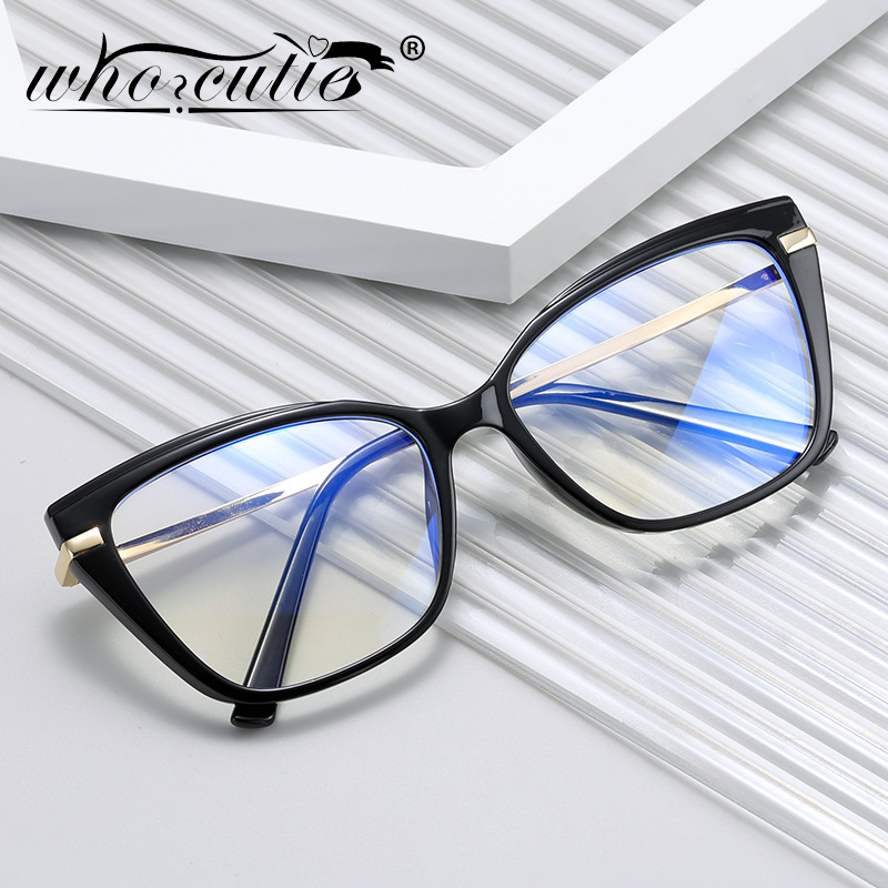 Men'S Fashion Non Prescription Glasses - ใหม่แฟชั่น Blue Light Blocking แว่นตาผู้หญิงการออกแบบแบรนด์ Cat
