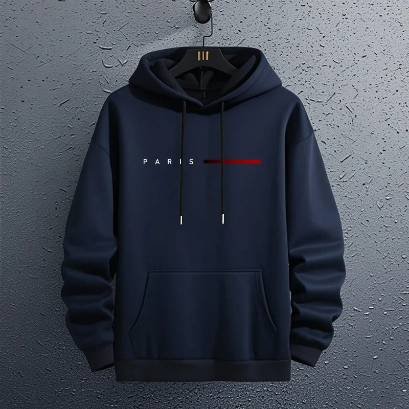 Men'S Fashion Paris 2025 - เสื้อฮู้ดแฟชั่นปารีสสำหรับผู้ชาย ใส่ได้ทุกฤดู สไตล์ลำลอง สปอร์ต เสื้อฮู้ดสวมหัว 2025