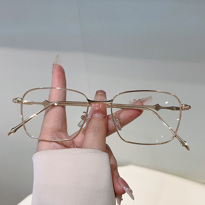Men'S Fashion Non Prescription Glasses - KAMMPT Vintage Square กรอบแว่นตาผู้ชายแฟชั่นคลาสสิกแว่นตาผู้หญิงใหม่อินเทรนด์ Retro ออกแบบแบรนด์แว่นตา