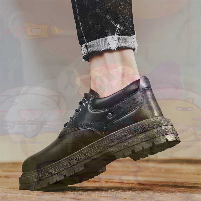 Men'S Fashion For Big Guys - Dark Natural หนังแฟชั่น Trainers เทนนิสรองเท้าผ้าใบผู้ชายรองเท้าแฟชั่นรองเท้าผ้าใบคุณภาพกีฬาราคาต่ําสุขภาพ