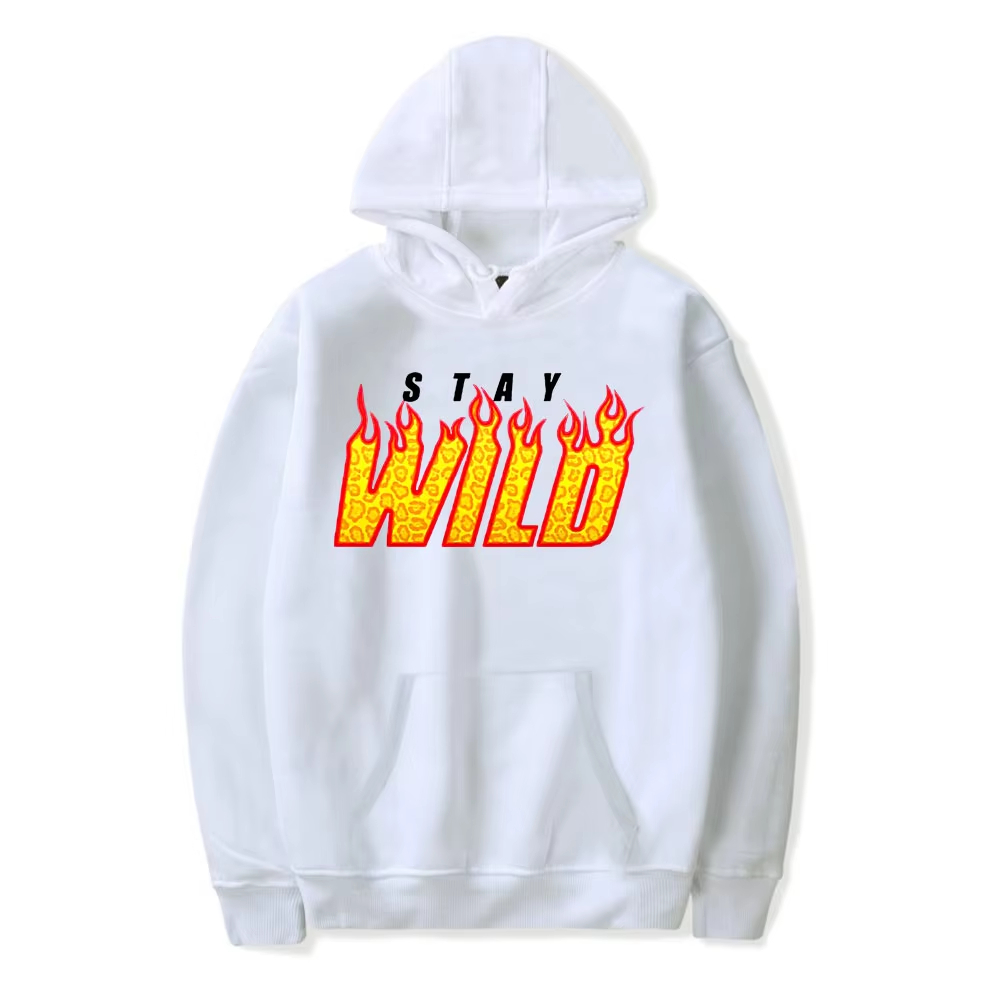 Men Fashion Youtubers - ฤดูใบไม้ผลิและฤดูใบไม้ร่วงผู้ชาย Ben Azelart Stay Mustang Hoodie