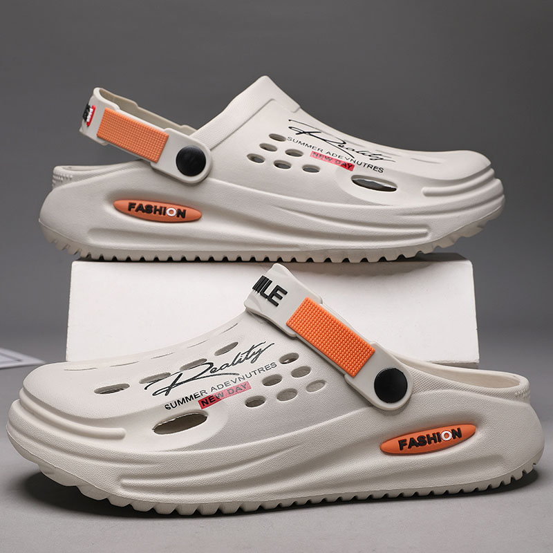 Men'S Fashion For 30 Year Olds - รองเท้าแตะผู้ชาย EVA แบบมีรู รองเท้าสวมแบบไม่มีส้น กันลื่น พื้นหนานุ่ม