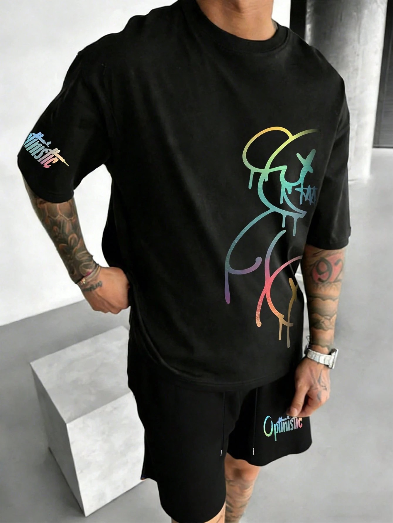 Men'S Fashion For Summer 2026 - ชุดสูทผู้ชายลายหมีสำหรับฤดูร้อนปี 2026 ระบายอากาศได้ดี น้ำหนักเบา สวมใส่สบายและทันสมัย เหมาะสำหรับกิจกรรมกลางแจ้ง