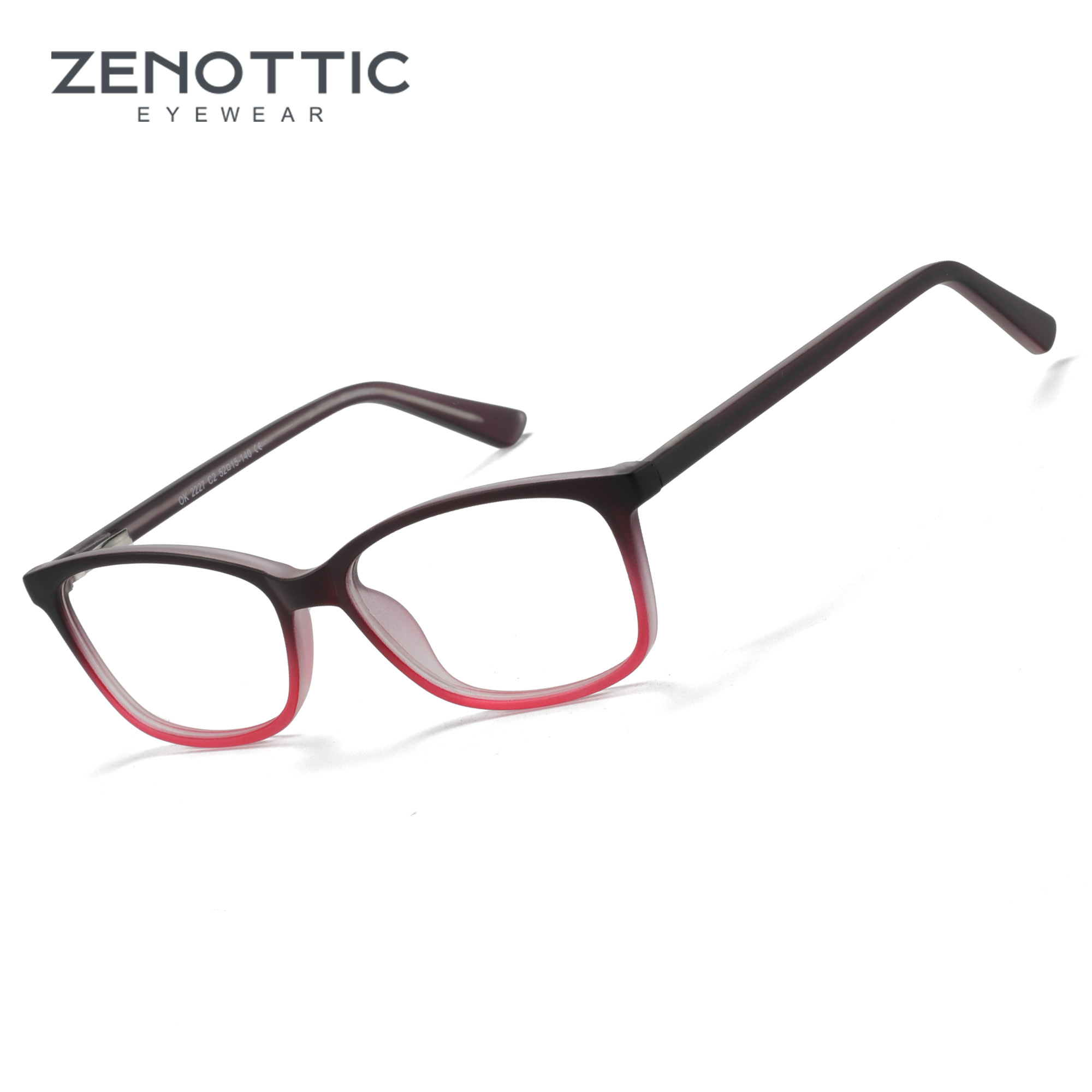 Men'S Fashion Non Prescription Glasses - ZENOTTIC แว่นสายตาทรงสี่เหลี่ยมสำหรับทุกเพศแฟชั่นแว่นตาทรงเรขาคณิตน้ำหนักเบาแว่นตาไม่ต้องสั่งโดยแพทย์สำหรับผู้ชายผู้หญิง