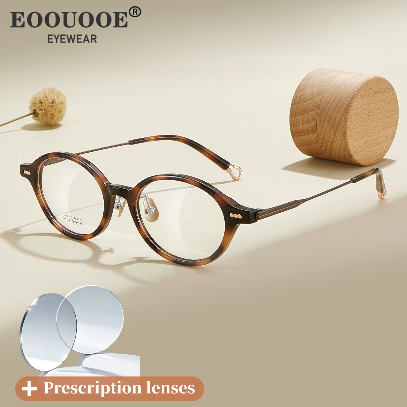 Men'S Fashion Non Prescription Glasses - กรอบแว่นตาแฟชั่นใหม่ทรงวงรี TR90 พร้อมเลนส์สายตาสำหรับผู้หญิงผู้ชาย คอมพิวเตอร์ เลนส์ไม่ใช่ทรงกลม แก้ไขสายตาสั้น