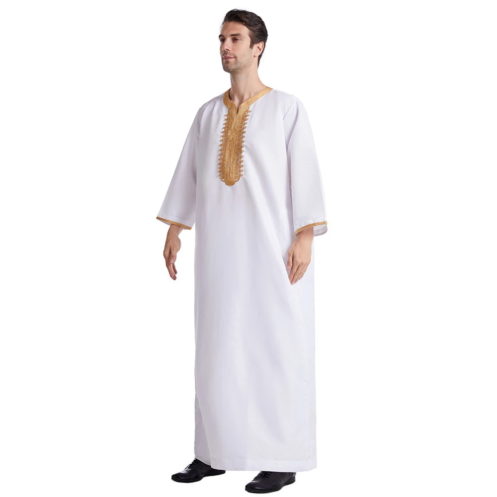 Dubai Men'S Fashion - ชุดญุบบะห์ โธบ สำหรับผู้ชาย เสื้อผ้าอิสลาม มุสลิม แฟชั่นโมร็อกโก