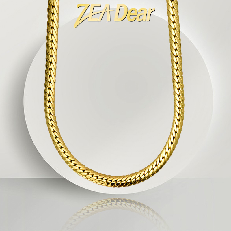 Dubai Men'S Fashion - เครื่องประดับ zeadear สร้อยคอโซ่ดูไบชุบทอง18K สำหรับผู้ชายผู้หญิง2023ใหม่ hiphop Punk