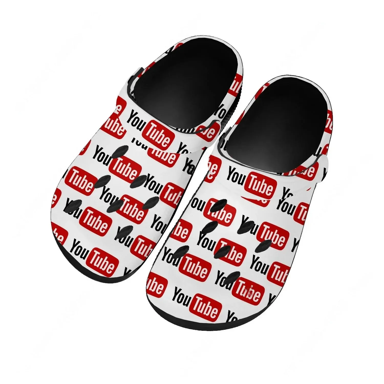 Men Fashion Youtubers - รองเท้าแตะยูทูบสำหรับผู้หญิง วัยรุ่น แฟชั่นใส่ในบ้าน รองเท้าใส่เล่นน้ำ คุณภาพสูง ระบายอากาศได้ดี