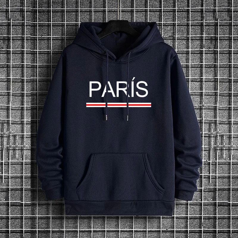 Men'S Fashion Paris 2025 - เสื้อฮู้ดผู้ชายลำลองแฟชั่นทันสมัยสำหรับฤดูใบไม้ร่วงและฤดูหนาว สไตล์ปารีส ฮิปฮอป สตรีทแวร์ ปี 2025