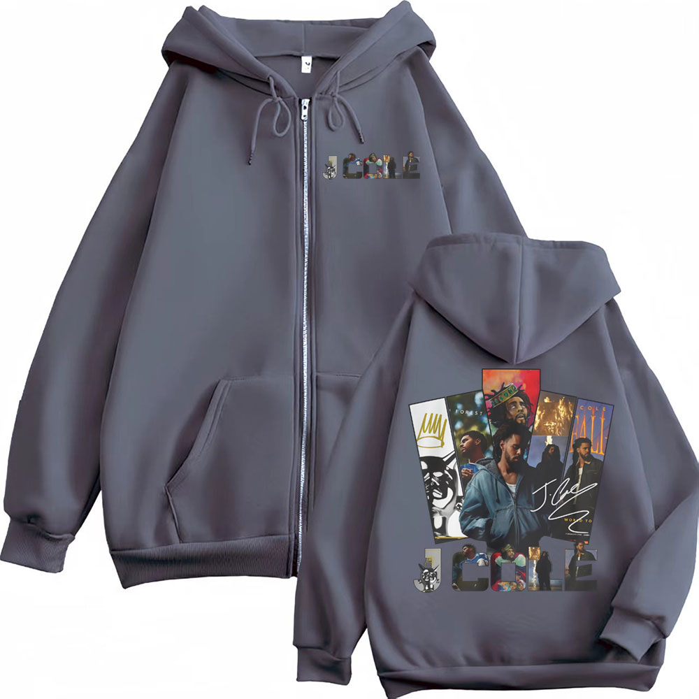 เสื้อฮู้ดซิป J. Cole The Fall  - Mens Fashion Zip Up Hoodies บทวิจารณ์และราคา