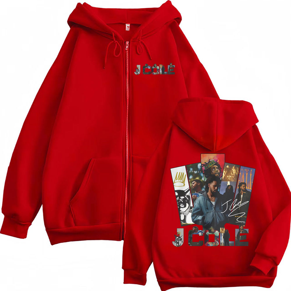 เสื้อฮู้ดซิป J. Cole The Fall  - Mens Fashion Zip Up Hoodies บทวิจารณ์และราคา