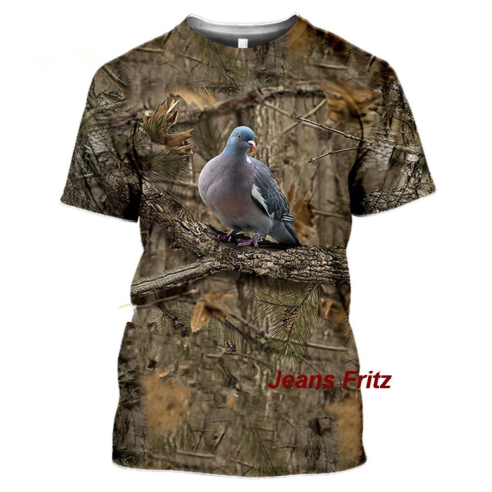 เสื้อยืด2023ลายพรางล่าสัตว์หมู - Jeans Shirt Fashion For Men บทวิจารณ์และราคา