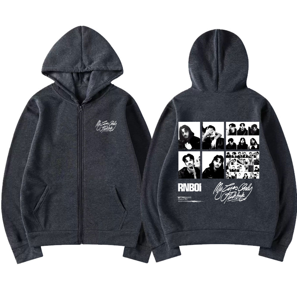 เสื้อฮู้ดซิป Rapper RnBoi My E - Mens Fashion Zip Up Hoodies บทวิจารณ์และราคา