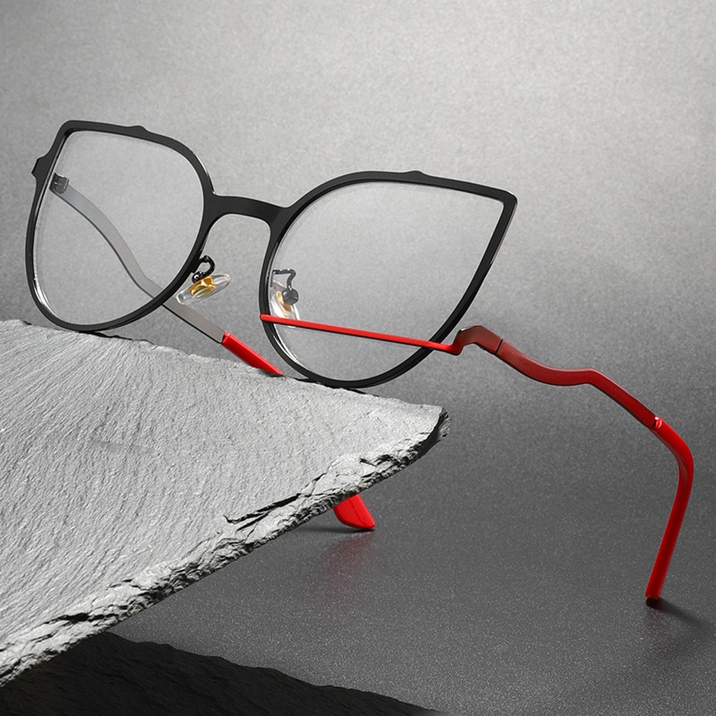 แว่นตาป้องกันแสงสีฟ้า กรอบโลหะ - Men'S Fashion Non Prescription Glasses บทวิจารณ์และราคา