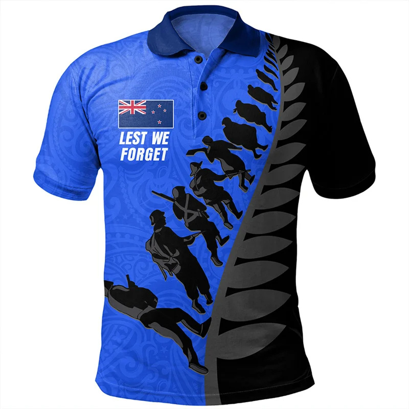 เสื้อโปโลลายธงชาติ ZEALAND NZ  - Mens Fashion Rugby Shirts บทวิจารณ์และราคา