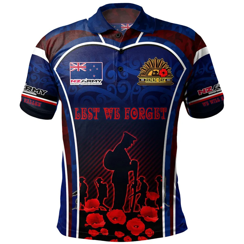 เสื้อโปโลลายธงชาติ ZEALAND NZ  - Mens Fashion Rugby Shirts บทวิจารณ์และราคา