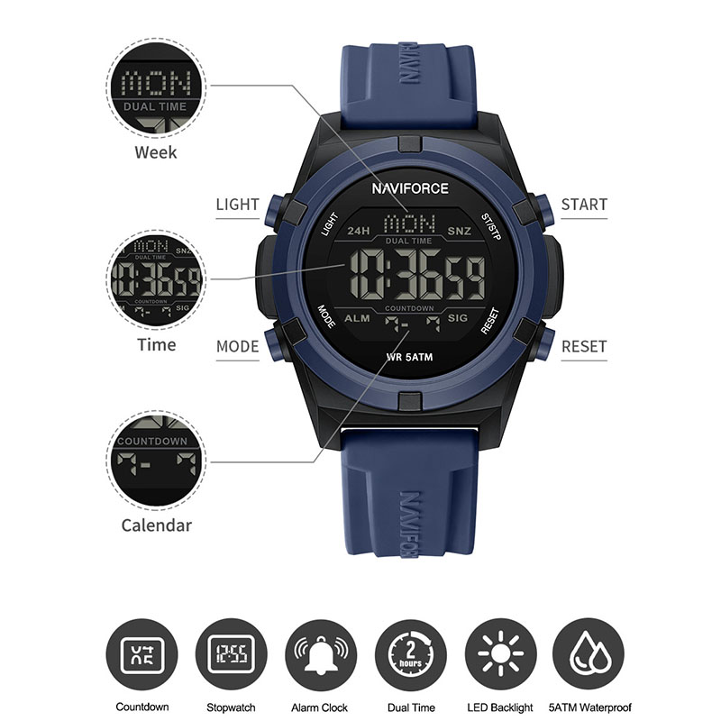 NAVIFORCE 2026 นาฬิกาสำหรับผู้ - Men'S Fashion Week 2026 บทวิจารณ์และราคา