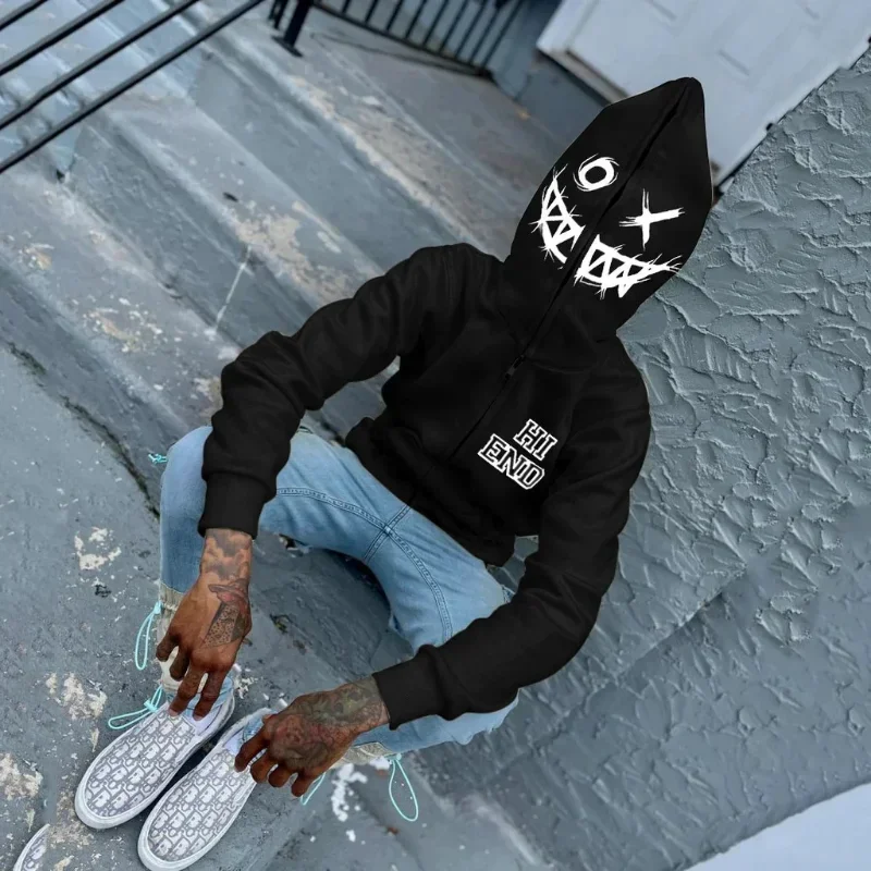 ผู้หญิงผู้ชาย Y2K แฟชั่น Hoodi - Mens Fashion Zip Up Hoodies บทวิจารณ์และราคา