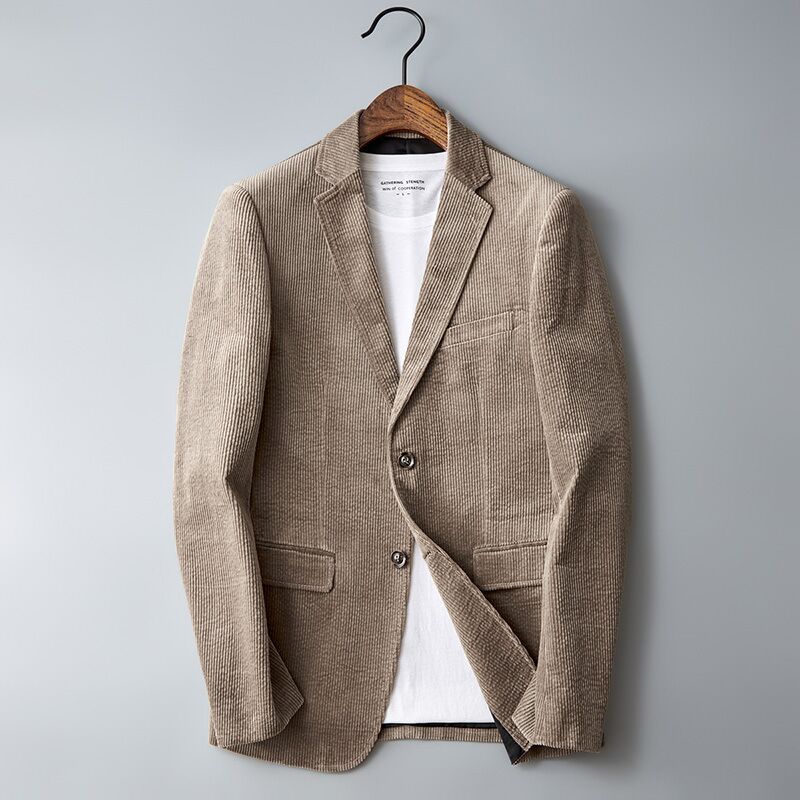 เสื้อสูทผู้ชายคุณภาพสูง ไซส์ 6 - Corduroy Jacket Men บทวิจารณ์และราคา