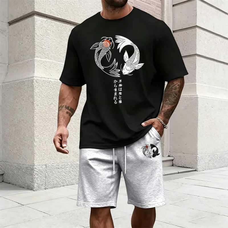 ชุดวอร์มลายหยินหยางสไตล์ญี่ปุ่ - Mens Fashion Urban บทวิจารณ์และราคา