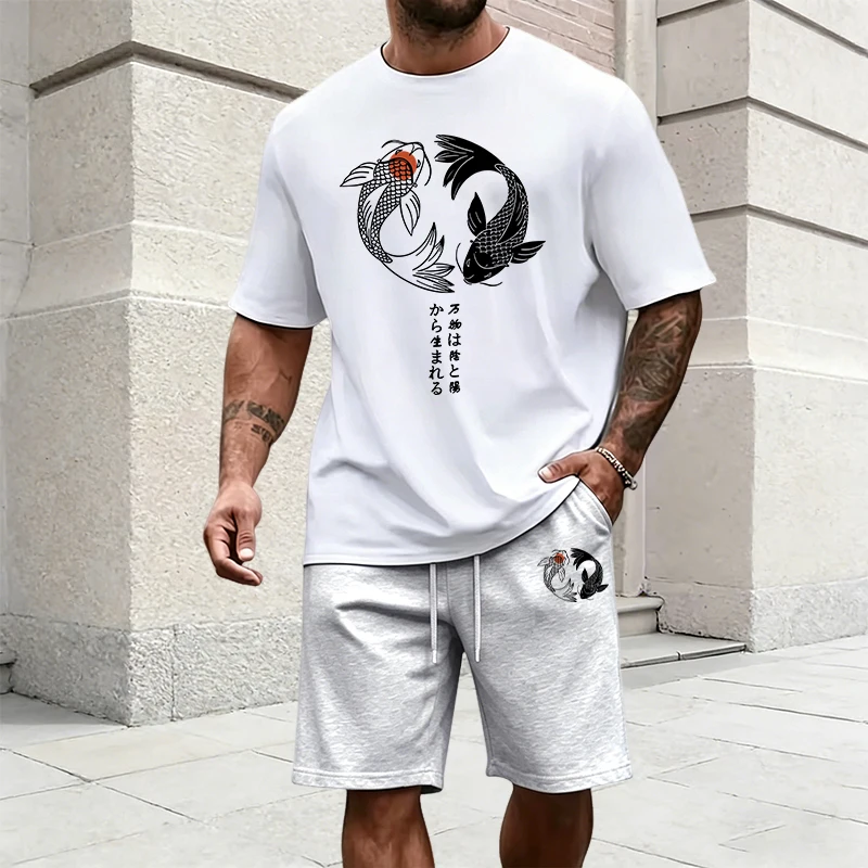ชุดวอร์มลายหยินหยางสไตล์ญี่ปุ่ - Mens Fashion Urban บทวิจารณ์และราคา