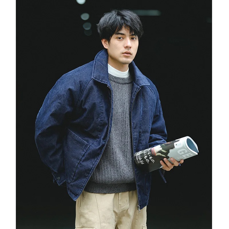 เสื้อโค้ทผู้ชายสไตล์ญี่ปุ่นแนว - Corduroy Jacket Men บทวิจารณ์และราคา