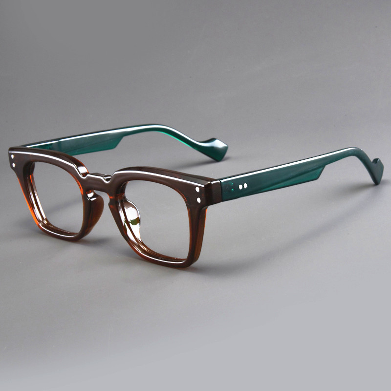 แว่นตากรอบใหญ่แบบใหม่ แฟชั่นกร - Men'S Fashion Non Prescription Glasses บทวิจารณ์และราคา