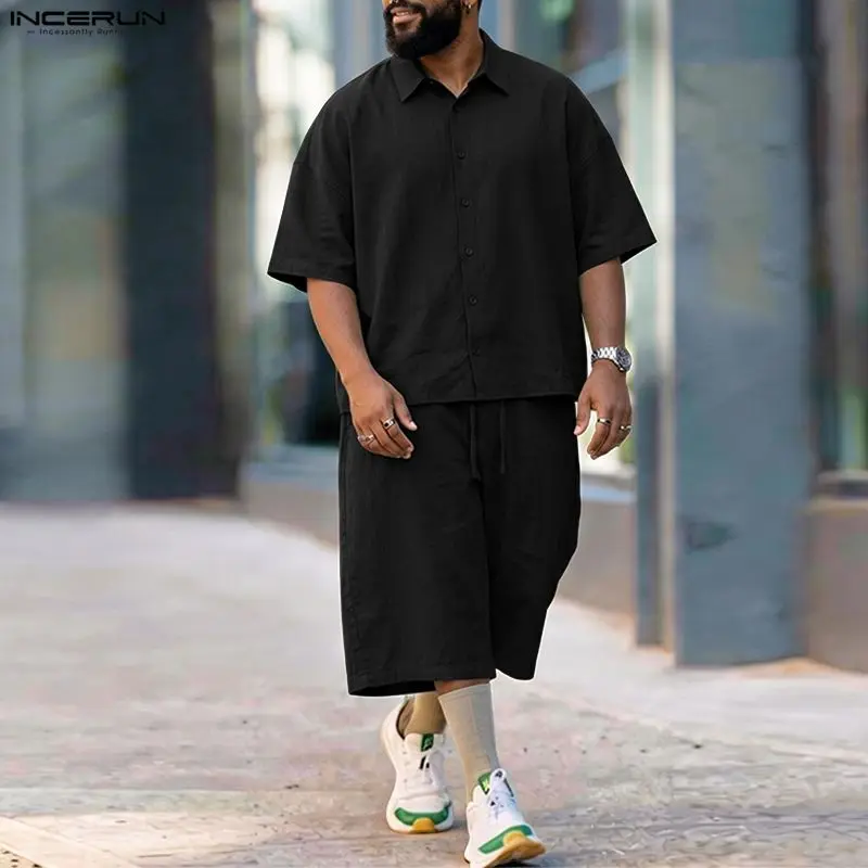 INCERUN ชุดเซ็ตผู้ชาย เสื้อเชิ - Men'S Fashion For Summer 2026 บทวิจารณ์และราคา
