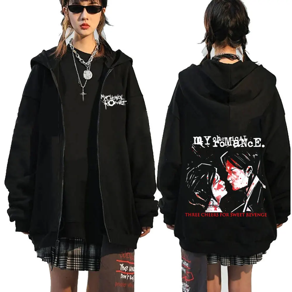 เสื้อฮู้ดซิป My Chemical Roman - Mens Fashion Zip Up Hoodies บทวิจารณ์และราคา