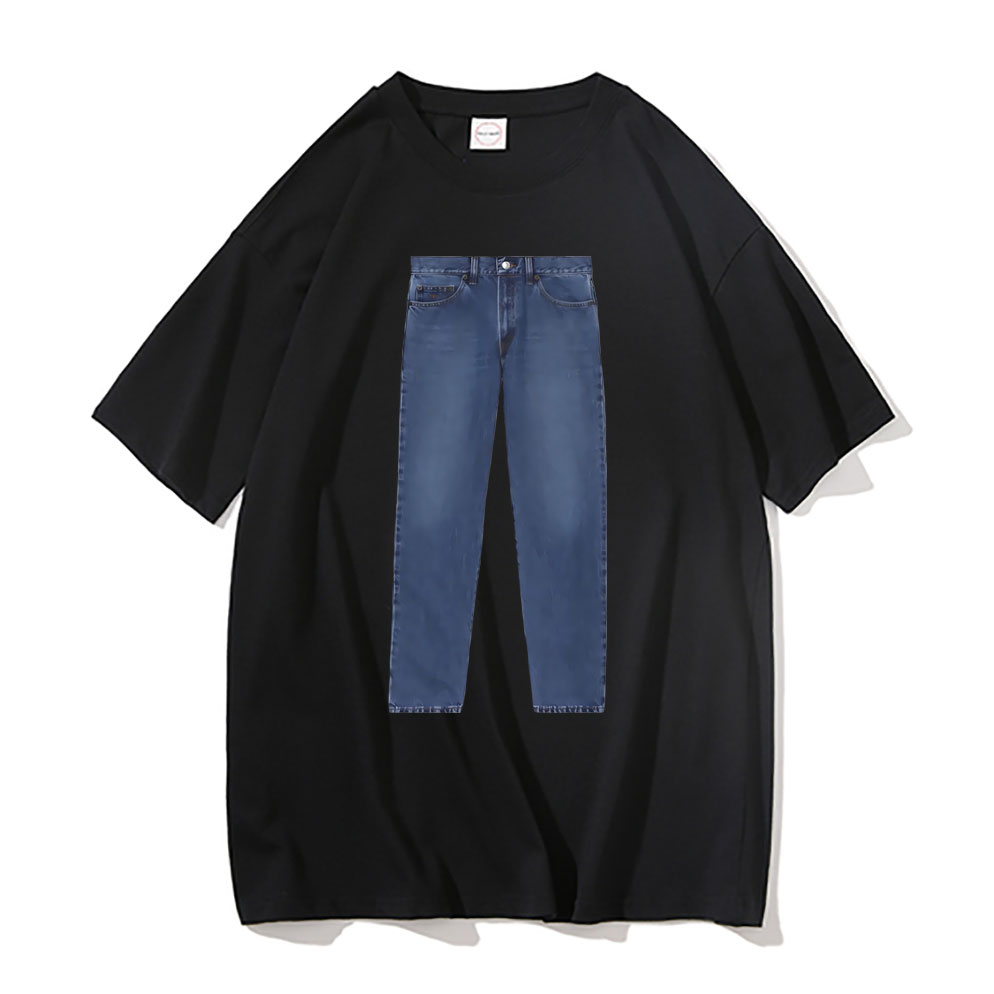 ตลกกางเกงยีนส์ Joke Meme TShir - Jeans Shirt Fashion For Men บทวิจารณ์และราคา