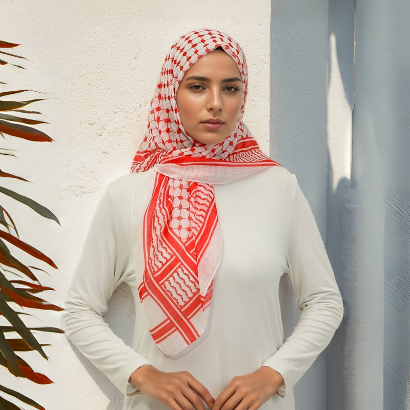 ผ้าโพกศีรษะ Arafat พิมพ์ลายผู้ - Dubai Men'S Fashion บทวิจารณ์และราคา