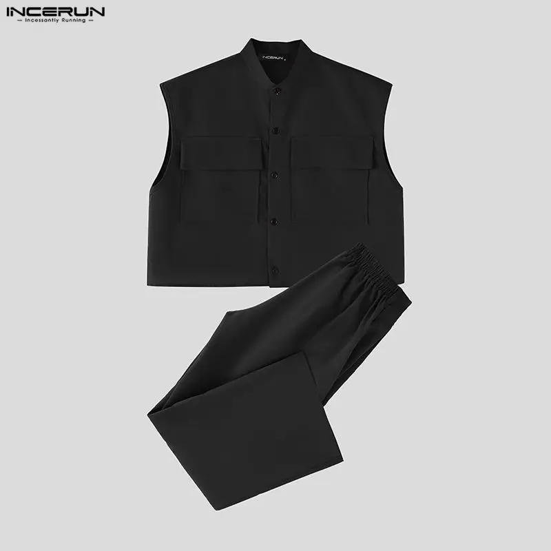 INCERUN ชุดเซ็ตผู้ชาย เสื้อครอ - Queer Men'S Fashion บทวิจารณ์และราคา