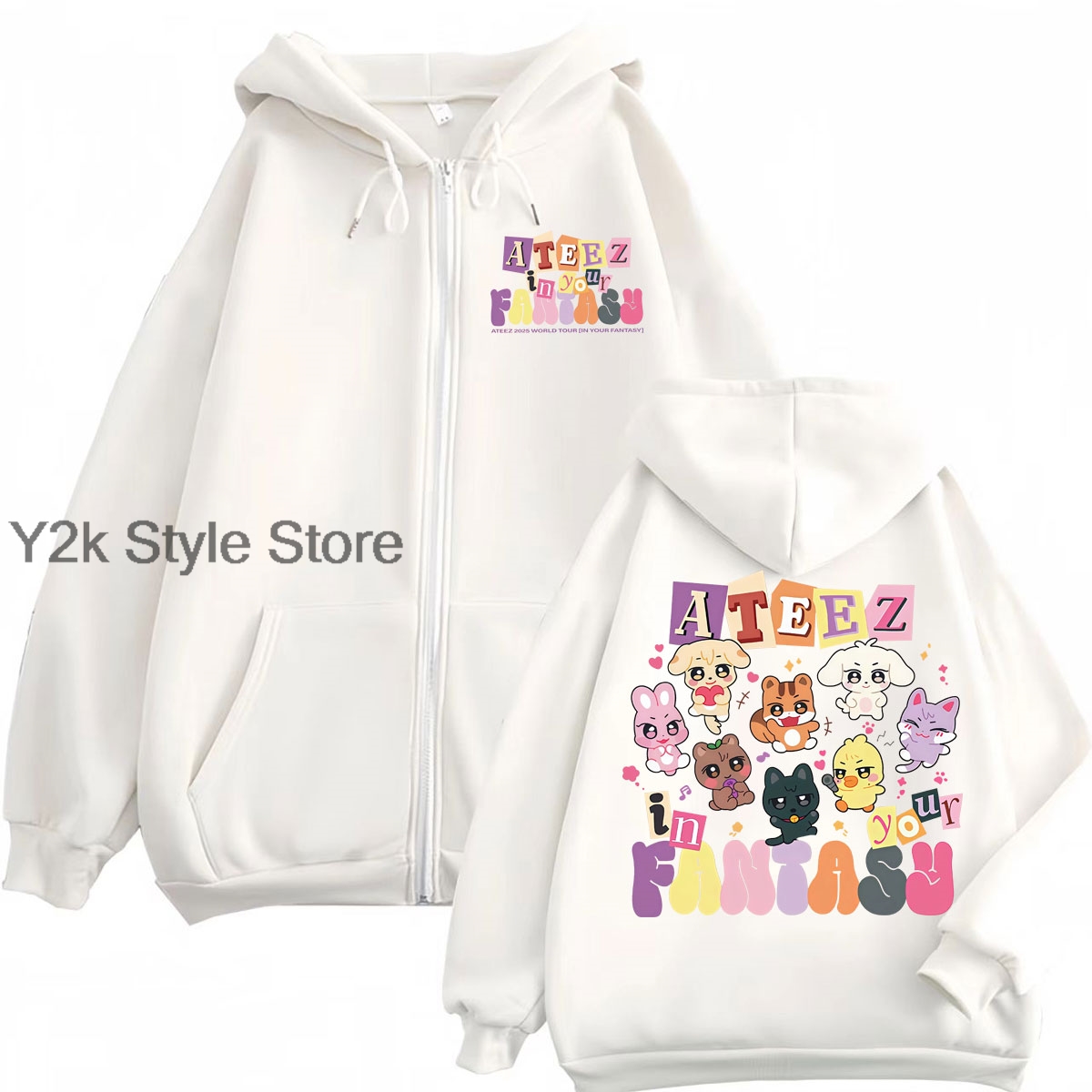 เสื้อฮู้ดซิป World Tour 2025 K - Mens Fashion Zip Up Hoodies บทวิจารณ์และราคา