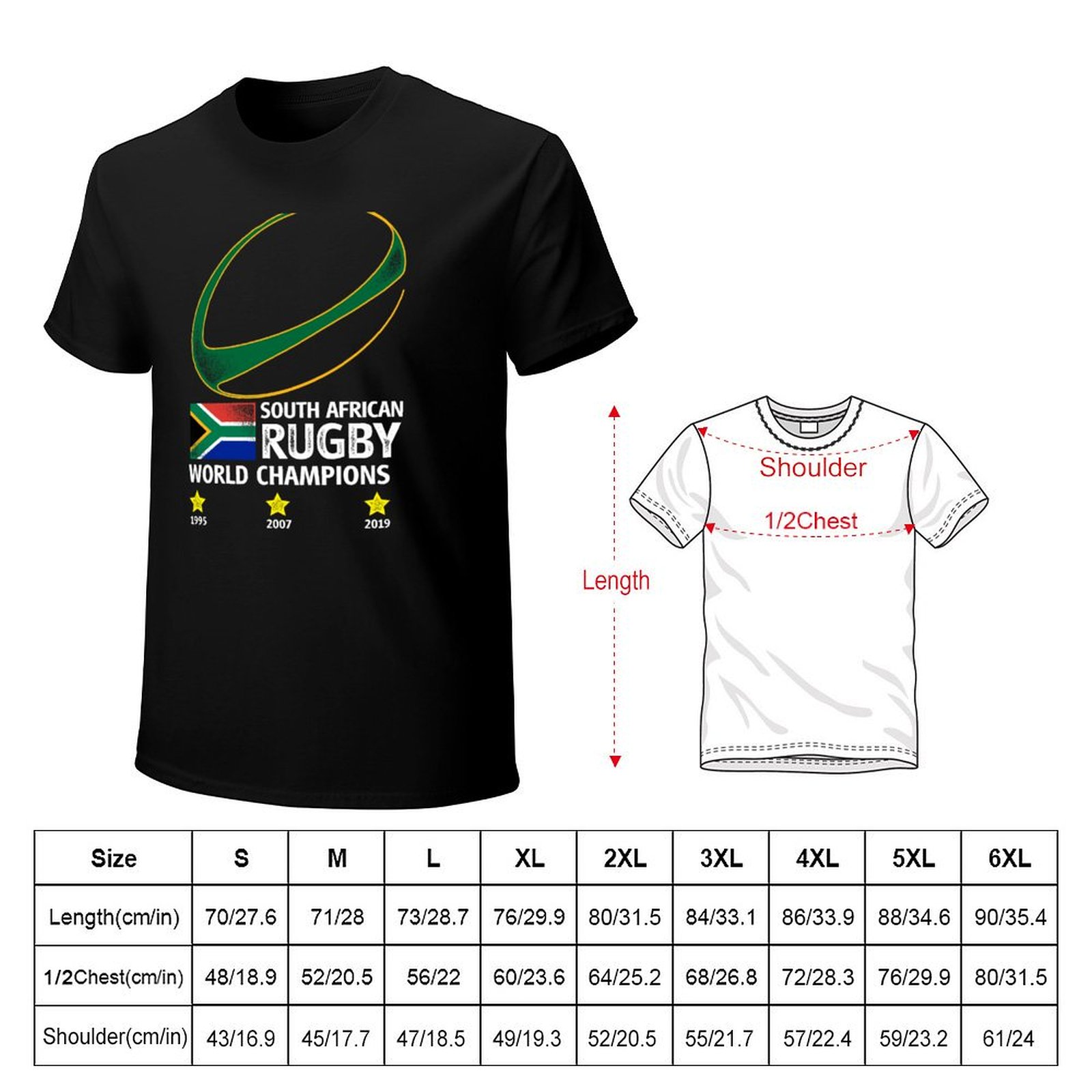 เสื้อยืดทีมแชมป์โลกรักบี้แอฟริ - Mens Fashion Rugby Shirts บทวิจารณ์และราคา
