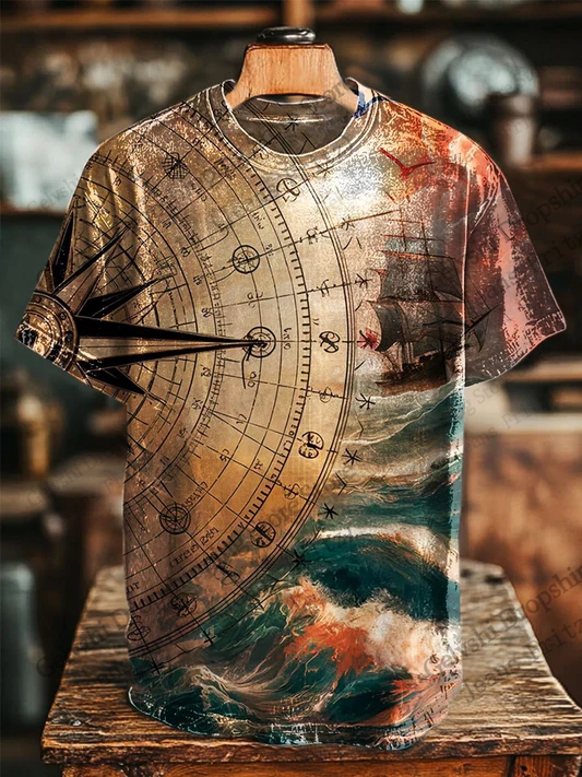 เสื้อยืดวินเทจผู้ชายลายพิมพ์ 3 - Jeans Shirt Fashion For Men บทวิจารณ์และราคา