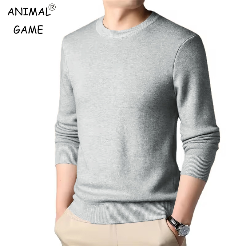 ผู้ชายสีทึบถักเสื้อกันหนาวลูกเ - Knitted Cardigan Men บทวิจารณ์และราคา