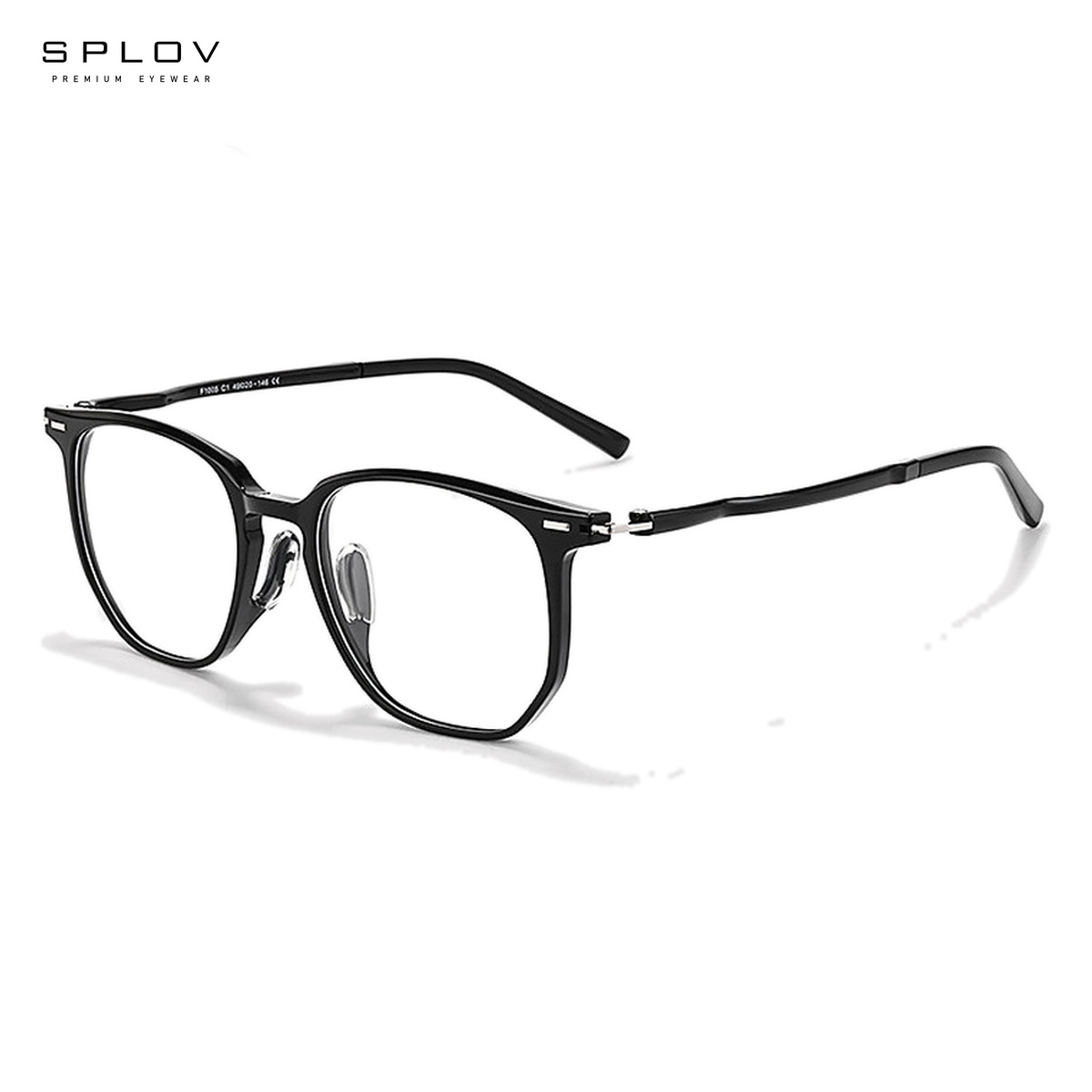 กรอบแว่นสายตา TR90 ทรงสี่เหลี่ - Men'S Fashion Non Prescription Glasses บทวิจารณ์และราคา