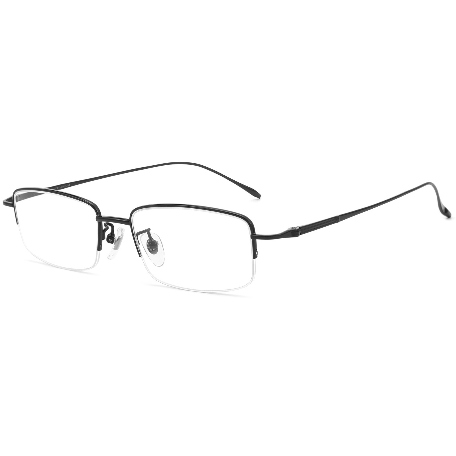 แฟชั่นธุรกิจกรอบแว่นสายตาไทเทเ - Men'S Fashion Non Prescription Glasses บทวิจารณ์และราคา