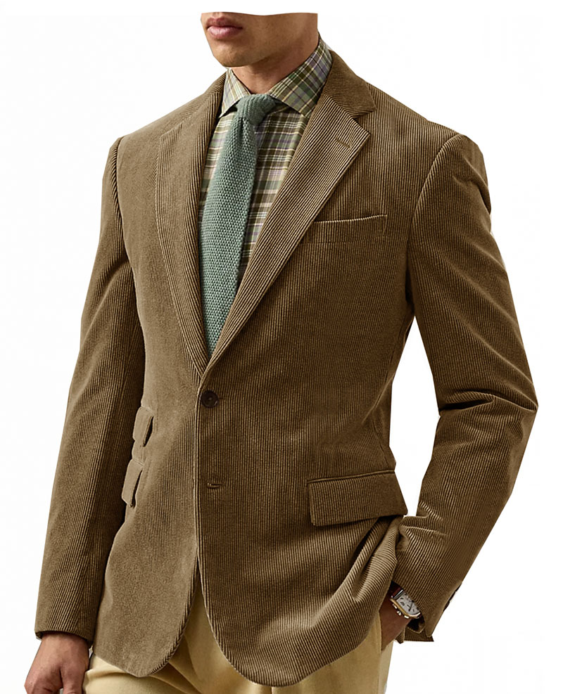 เสื้อเบลเซอร์ผู้ชายผ้าลูกฟูกวิ - Corduroy Jacket Men บทวิจารณ์และราคา