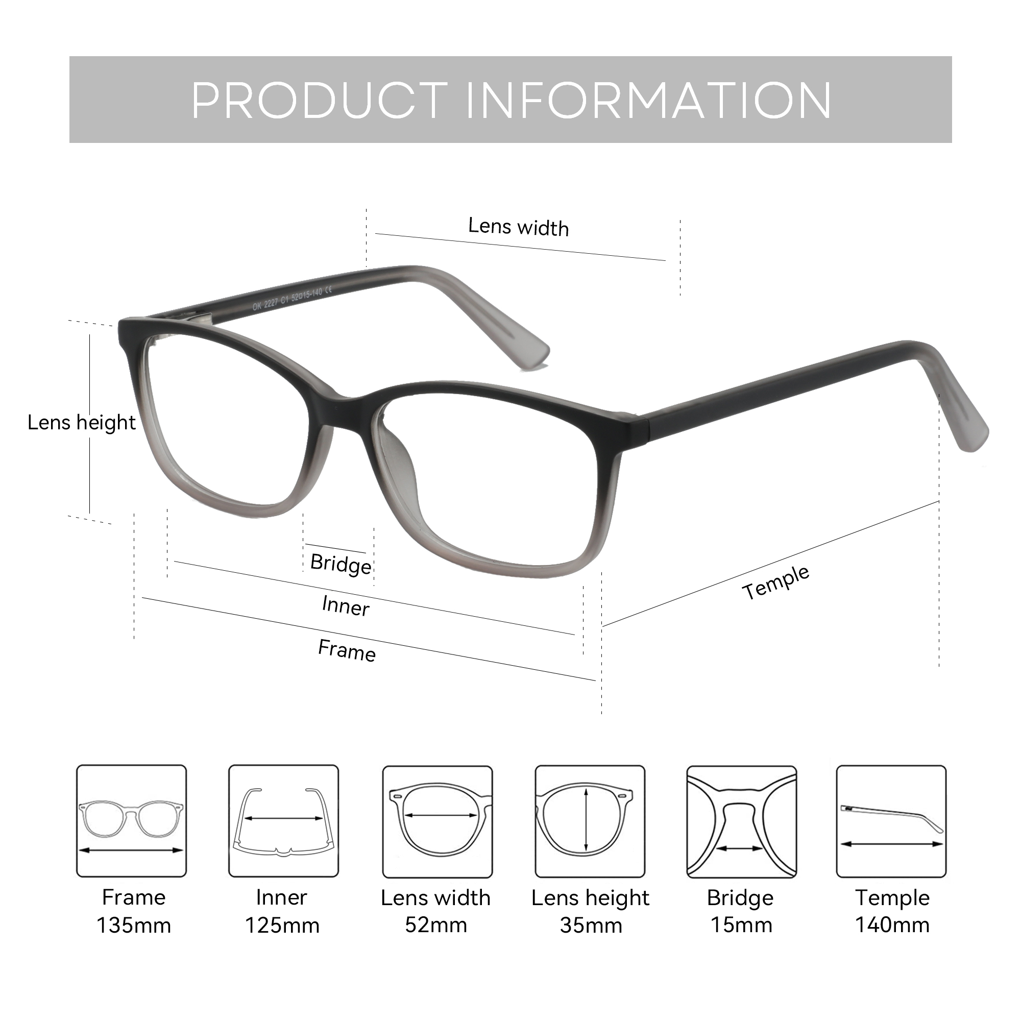 ZENOTTIC แว่นสายตาทรงสี่เหลี่ย - Men'S Fashion Non Prescription Glasses บทวิจารณ์และราคา