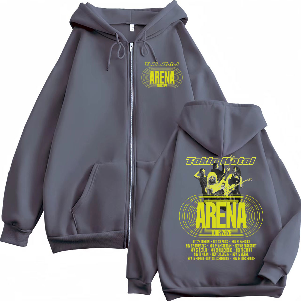 โตเกียว โฮเทล อารีน่า ทัวร์ 20 - Mens Fashion Zip Up Hoodies บทวิจารณ์และราคา