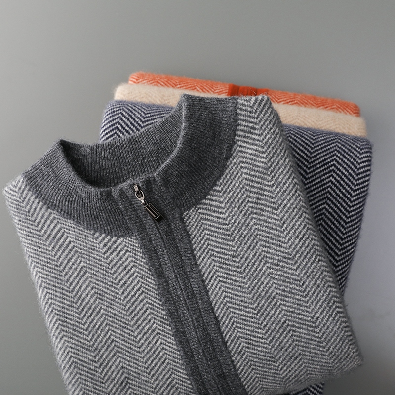 ชุดแจ็คการ์ดขนแกะเมอริโน 100%  - Knitted Cardigan Men บทวิจารณ์และราคา