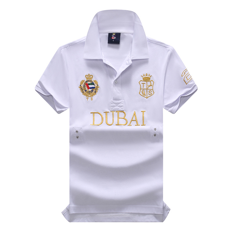 ใหม่เสื้อโปโลผู้ชายผ้าฝ้ายดูไบ - Dubai Men'S Fashion บทวิจารณ์และราคา
