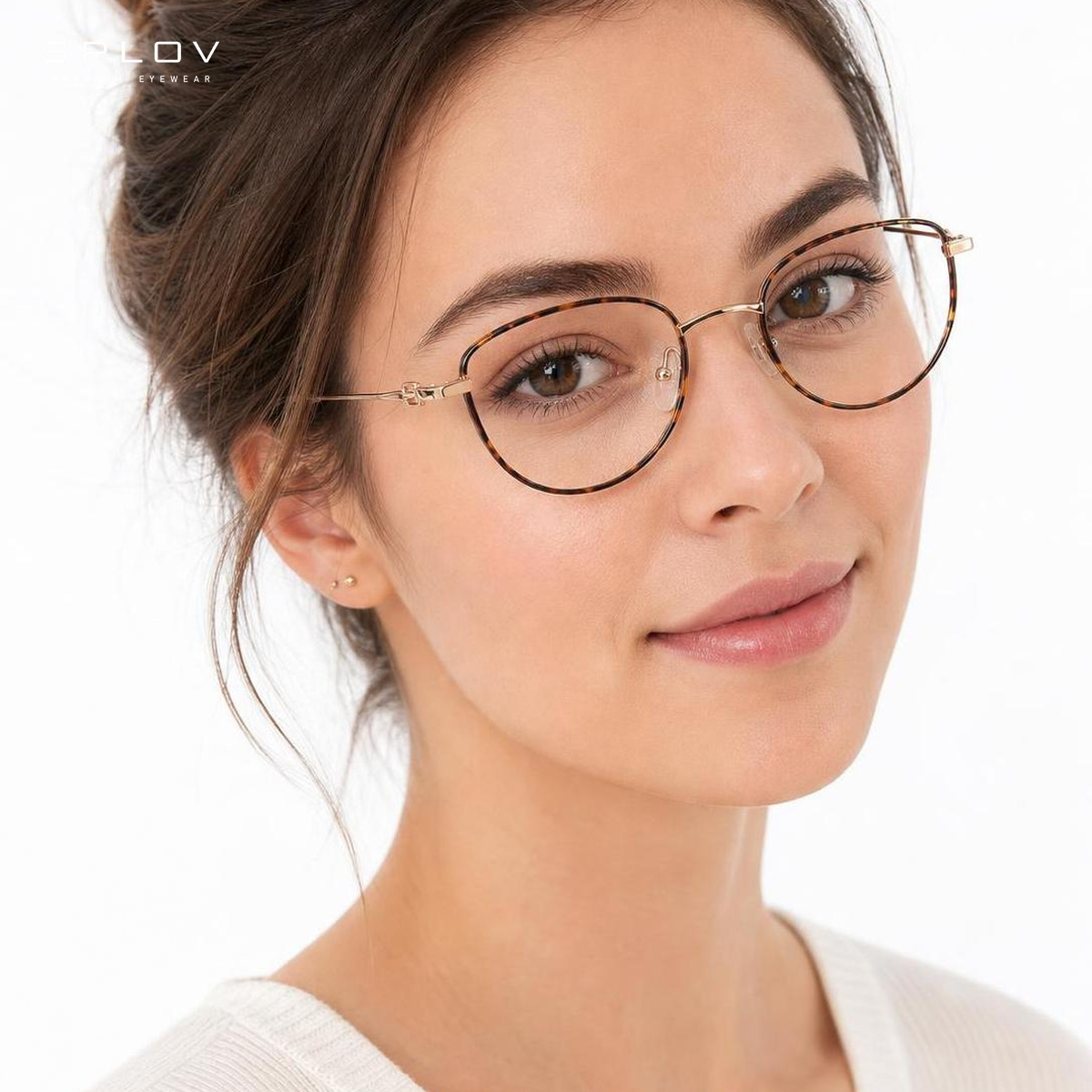 กรอบแว่นตาทรงแคทอายโลหะสไตล์เร - Men'S Fashion Non Prescription Glasses บทวิจารณ์และราคา