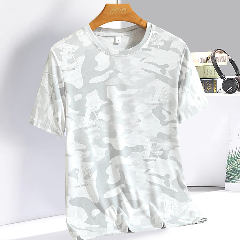 เสื้อยืดแขนสั้นผ้าไหมน้ำแข็งลำ - Mens Fashion Rugby Shirts บทวิจารณ์และราคา