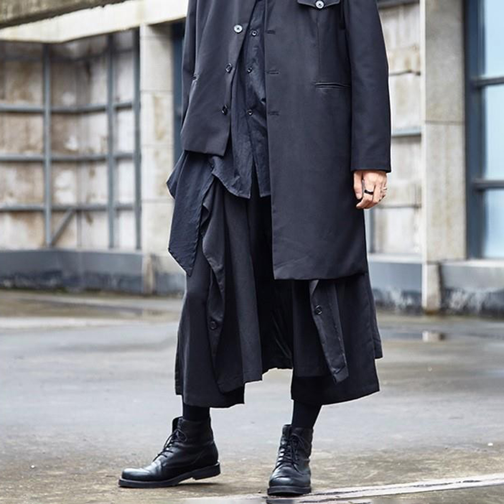 กางเกงโกธิคดาร์ก Y2k ทรงไม่สมม - Mens Fashion Trends 2026 บทวิจารณ์และราคา