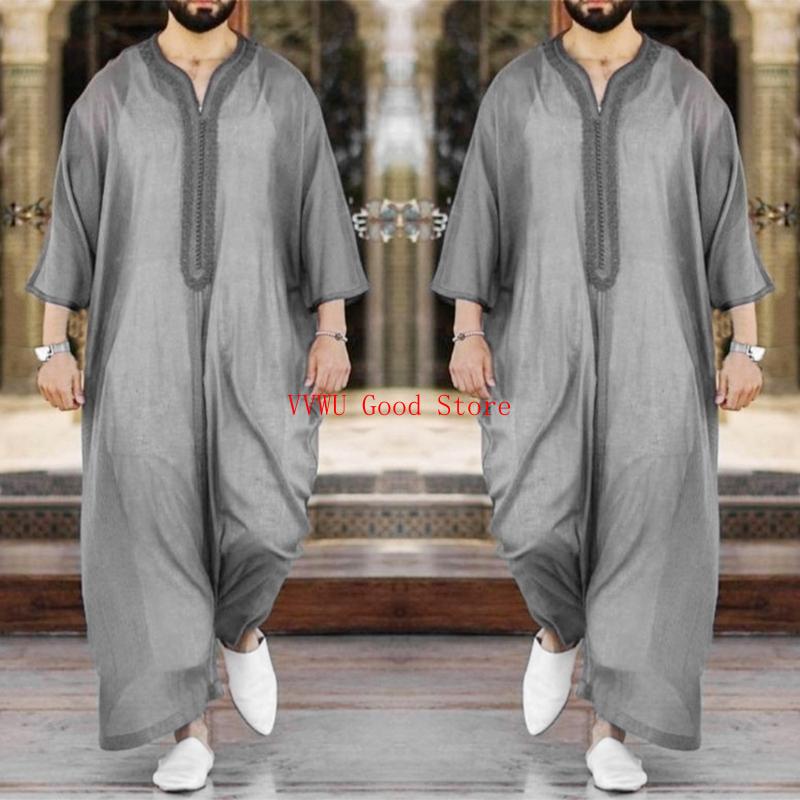 ผู้ชายอิสลามอาหรับ Kaftan เสื้ - Dubai Men'S Fashion บทวิจารณ์และราคา