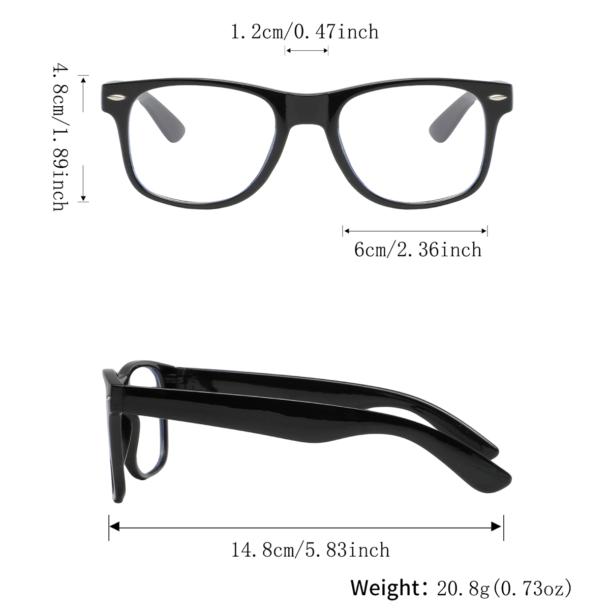 แว่นตาแฟชั่นทรงเหลี่ยมโลหะสำหร - Men'S Fashion Non Prescription Glasses บทวิจารณ์และราคา