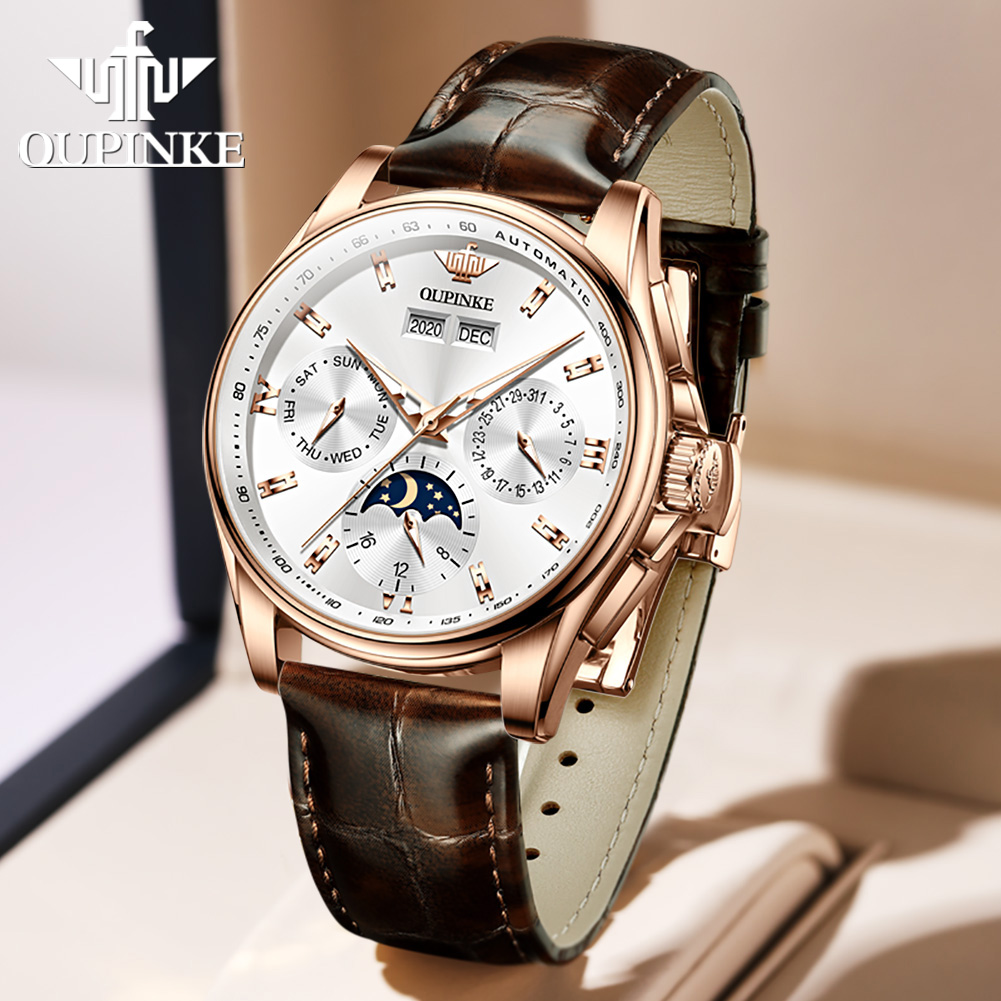 นาฬิกาข้อมือผู้ชาย OUPINKE รุ่ - Mens Fashion Week บทวิจารณ์และราคา