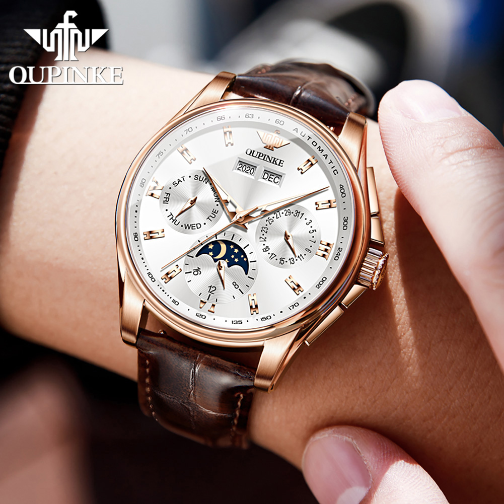 นาฬิกาข้อมือผู้ชาย OUPINKE รุ่ - Mens Fashion Week บทวิจารณ์และราคา